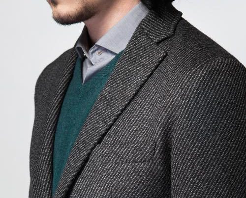 Wool worsted suit